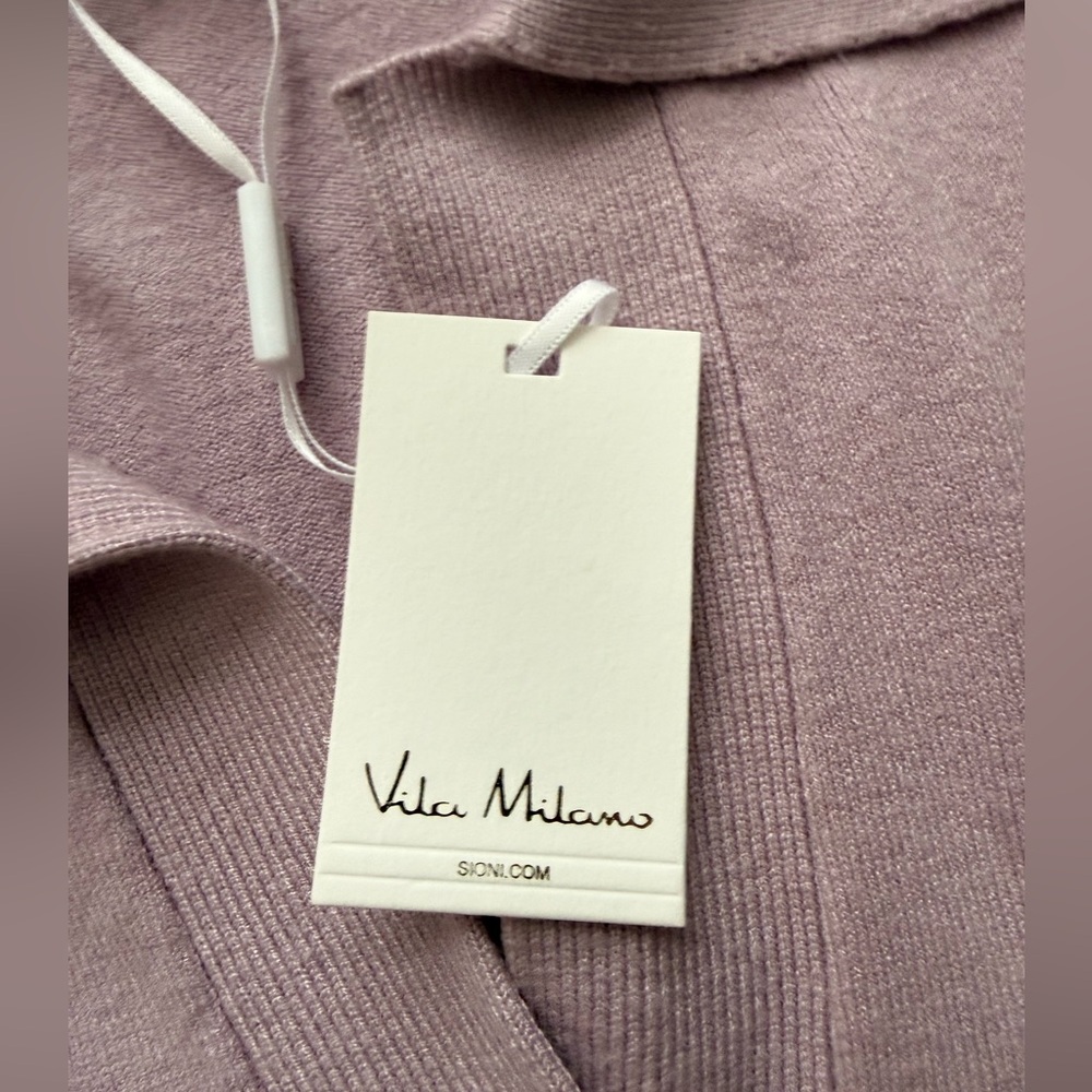 Vila Milano Collared V-Neck Sweater - Picture 4 of 6